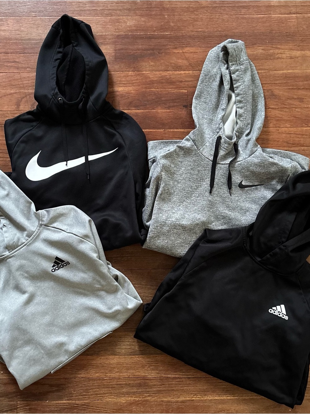 Nike Black and Gray Men's Pullover Hoodies Pack